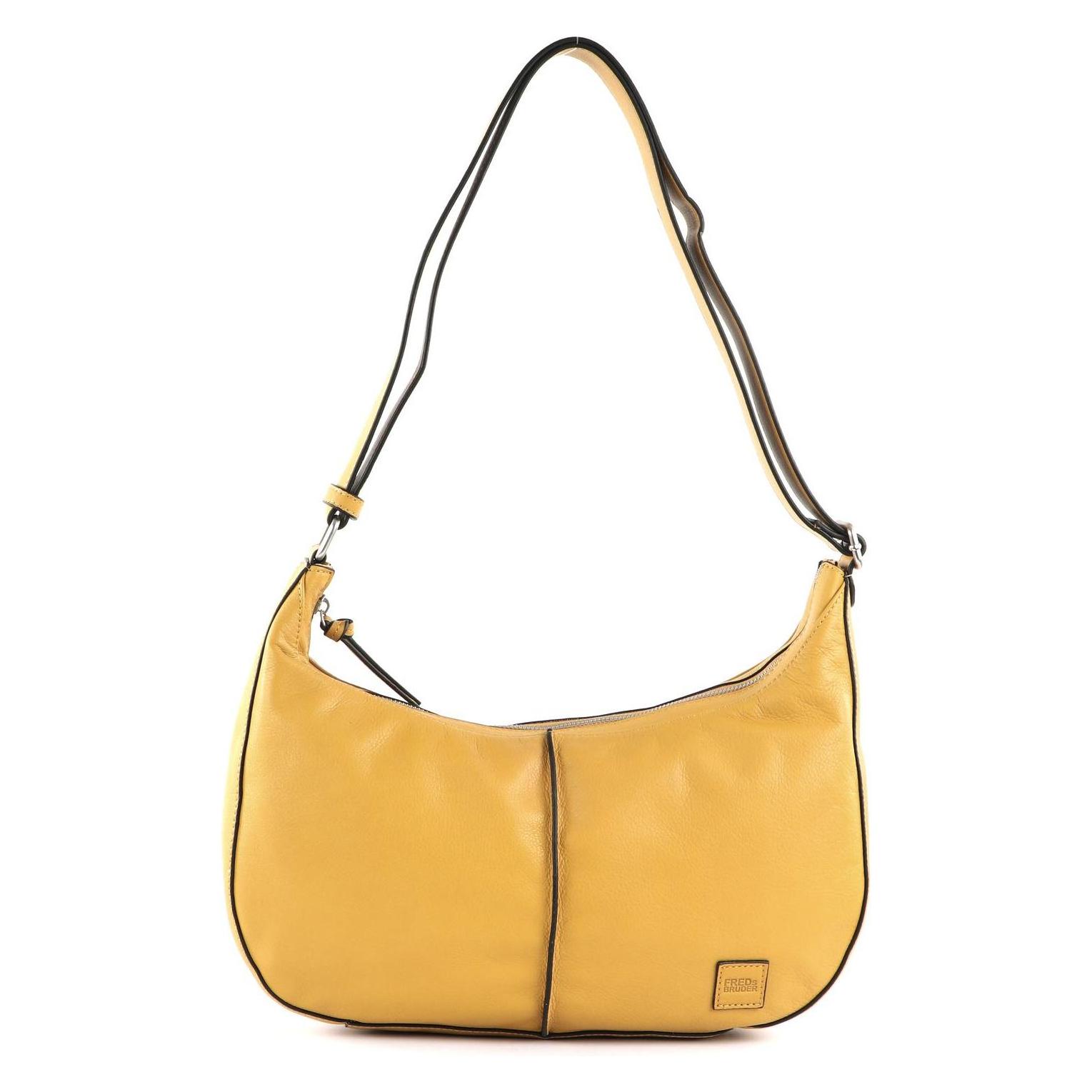 FredsBruder, Damen, Handtasche, Ginsberg Shoulderbag, Gelb