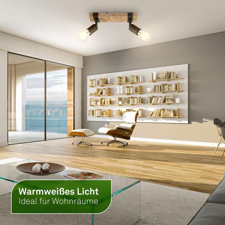 Actual product image Briloner BULB A Ultraeffizientes A60 Leuchtmittel EEK A, 2er Set (E27, 840 lm, 2x)