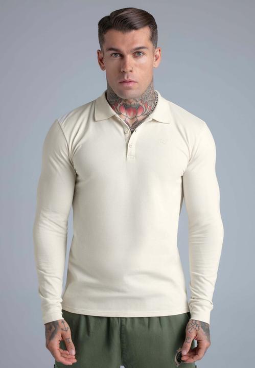 Produktbild Siksilk Langarmpolo Longsleeved Button (L)