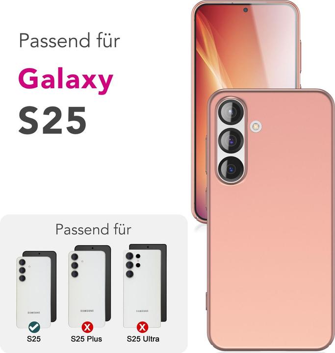 Produktbild Nalia PureFit - Ultra Dünne 0,5mm Leichte Hülle - Slim Fit Hardcase (Samsung Galaxy S25)