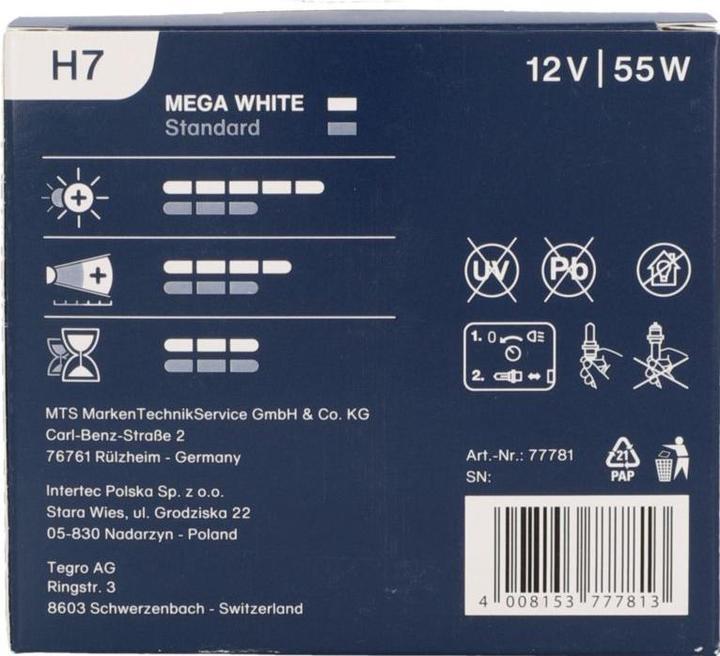 Image du produit Cartrend Mega White (H7)