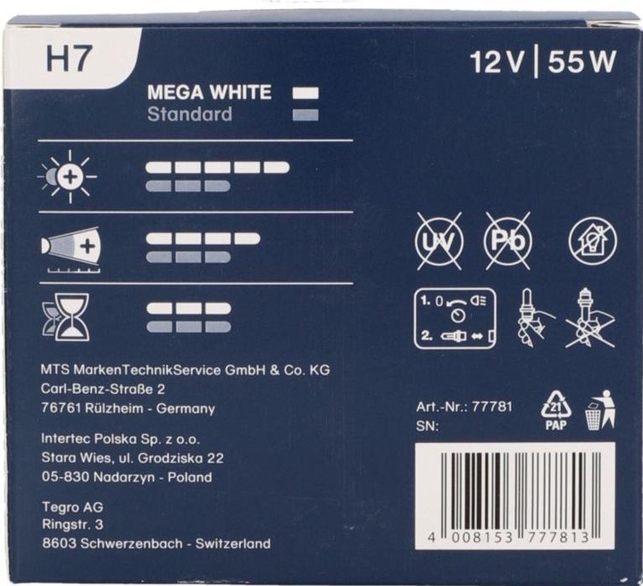 Produktbild Cartrend Mega White (H7)
