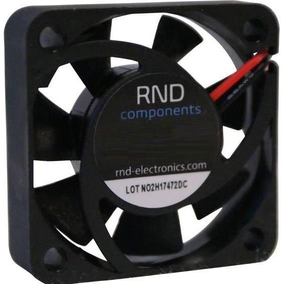 RND Components Bürstenloser Axiallüfter DC 40x40x10mm 5V 7.8m³/h IP56 (40 mm), PC Lüfter