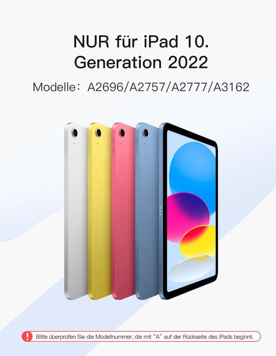 Produktbild Inateck Keyboard iPad 04112 blue (KB04112 blue) (iPad 11)