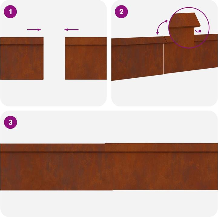 Produktbild vidaXL Gartenbarriere