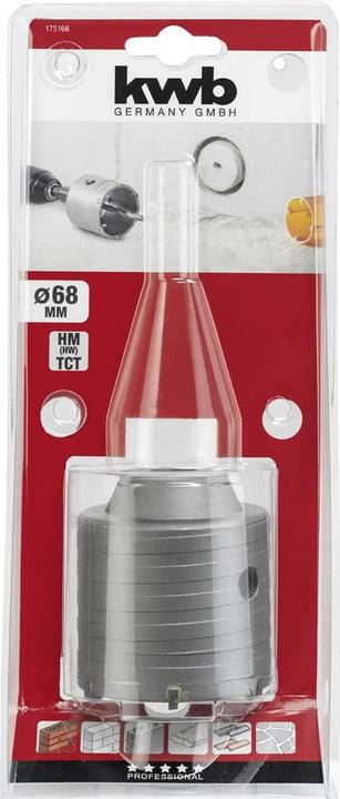Immagine prodotto kwb Punta cava in metallo duro 66mm (68 mm)