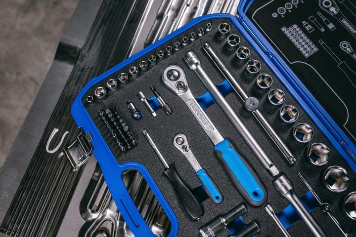 Produktbild Gedore 19 BMC 20 Steckschlüssel-Satz 1/4"+1/2" (32 mm, 19 mm, 6 mm, 12 mm, 24 mm, 14 mm, 22 mm, 16 mm, 23 mm, 10  mm, 21 mm, 18 mm, 27 mm, 7 mm, 31 mm, 17 mm, 11 mm, 5 mm, 15 mm, 26 mm, 30 mm, 8 mm, 28 mm, 9 mm, 29 mm, 13 mm, 20 mm, 25 mm, 4 mm)