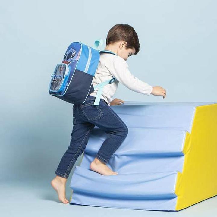 Produktbild Stitch Schulrucksack Blau 25 x 3 x 12 cm