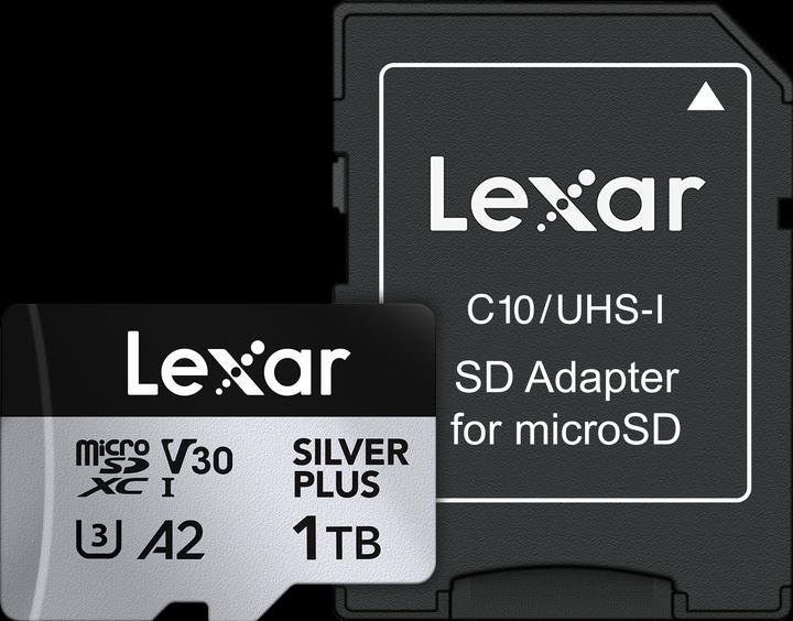 Immagine prodotto Lexar Professional Silver Plus (1000 GB, microSDXC, U3, UHS-I)