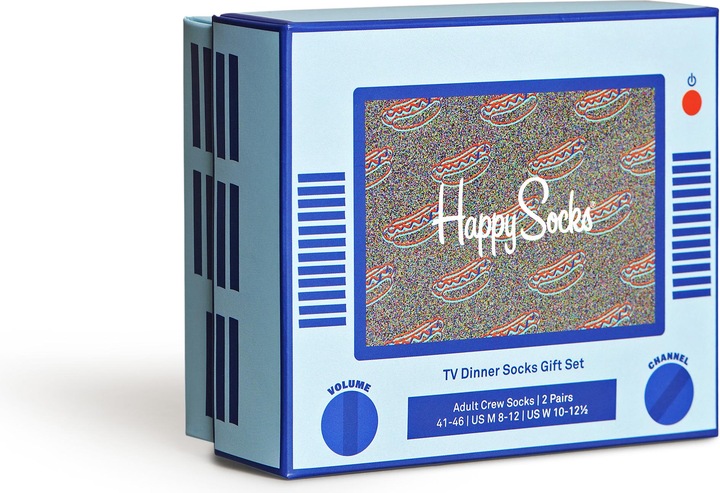 Actual product image Happy Socks TV Dinner Gift Set (pack of 2, 41 - 46)