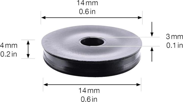 Produktbild QuickClick Hyper (Kunststoffgleiter, 4 Stk.)