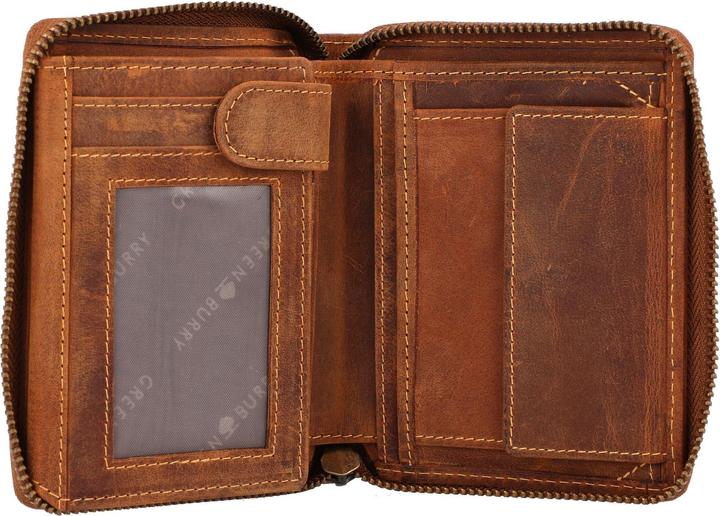 Produktbild Greenburry Vintage Sternzeichen Geldbörse Leder 10 cm