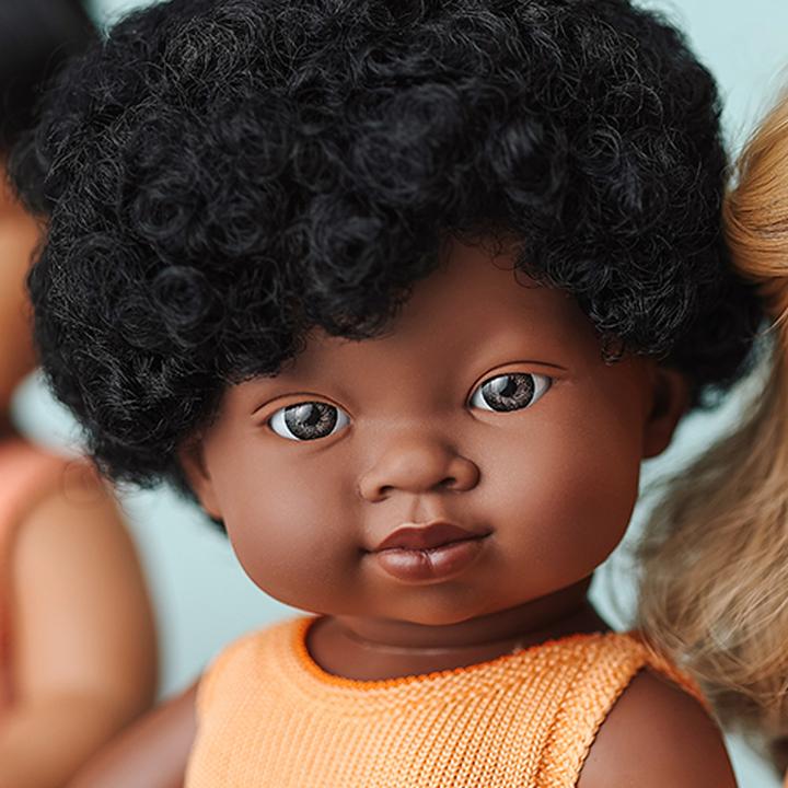 Produktbild Miniland PUPPE AFRIK. MÄDCH. 38CM MF&M