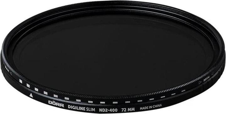 Produktbild Dörr Graufilter Digiline Slim Variabler ND2-400 – 72 mm (72 mm, ND- / Graufilter, 72 mm)