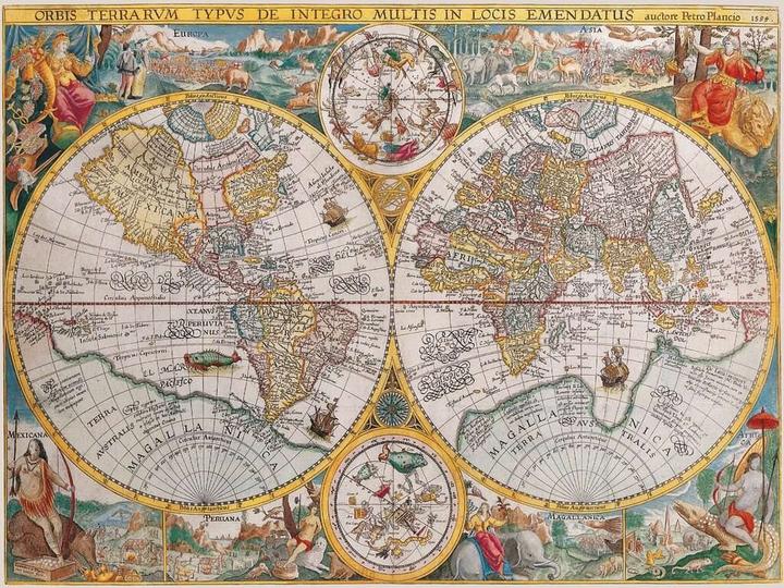 Immagine prodotto Ravensburger Mappa del mondo 1594 (1500 pezzi)