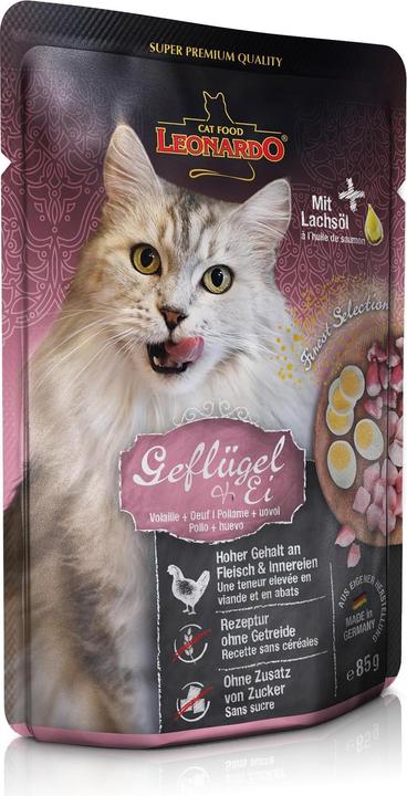 Image du produit Leonardo Cat Food Menu en sachet fraîcheur (Adulte, 1 pcs, 85 g)