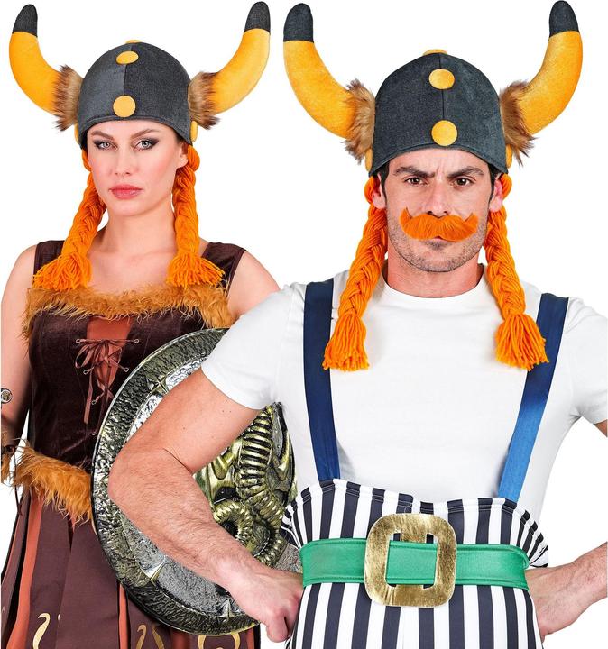 Actual product image Widmann Wikingerhelm Mit Zöpfen