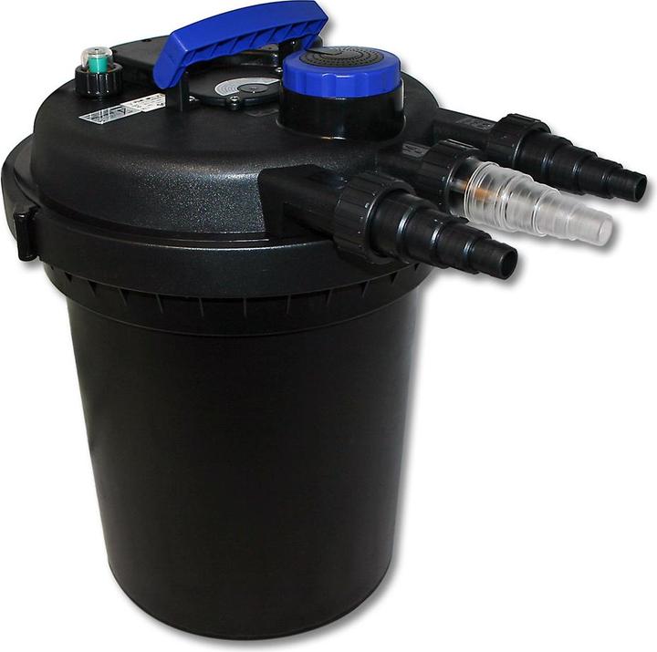 Actual product image SunSun Pressure Pond Filter Set 10000l 11W UVC NEO10000 80W Pump 25m Hose Skimmer Fountain