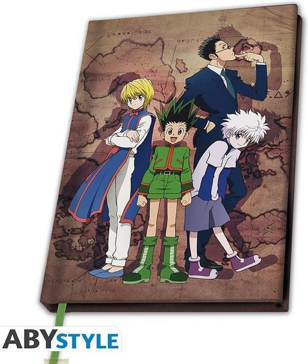 Actual product image ABYstyle Notebook A5 Premium Hunter x Hunter : Group (A5, Hardcover)