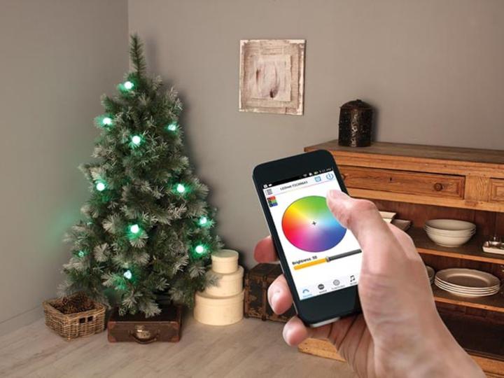 Produktbild Light Creations Colourlight - 8 m - 16 RGB-Lampen - schwarze Leitung - 12 V (8 m)