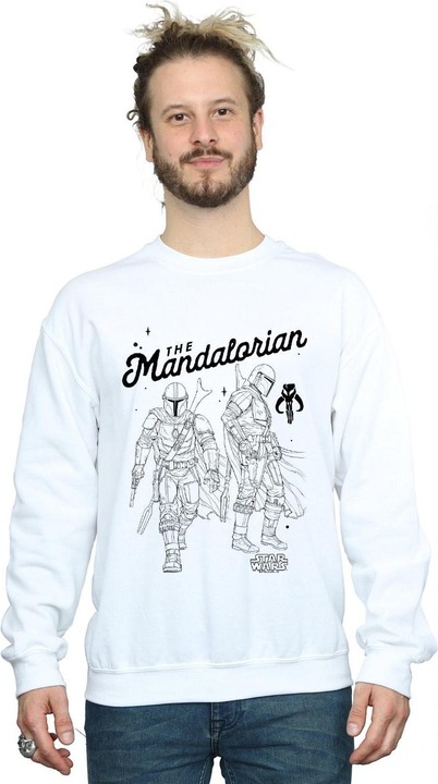 Immagine prodotto Star Wars The Mandalorian Hunter Profile Felpa Uomo (5XL)