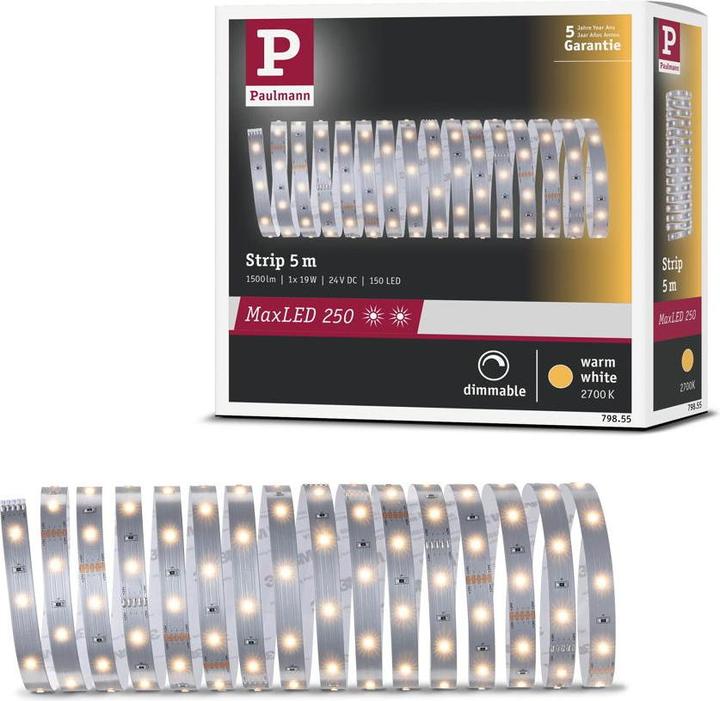 Actual product image Paulmann MaxLED (Warm white, 500 cm, Indoor)