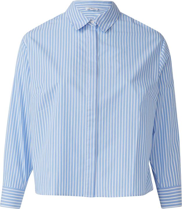 Immagine prodotto s.Oliver Bluse Gestreifte Popeline-Bluse im Boxy Fit (48)