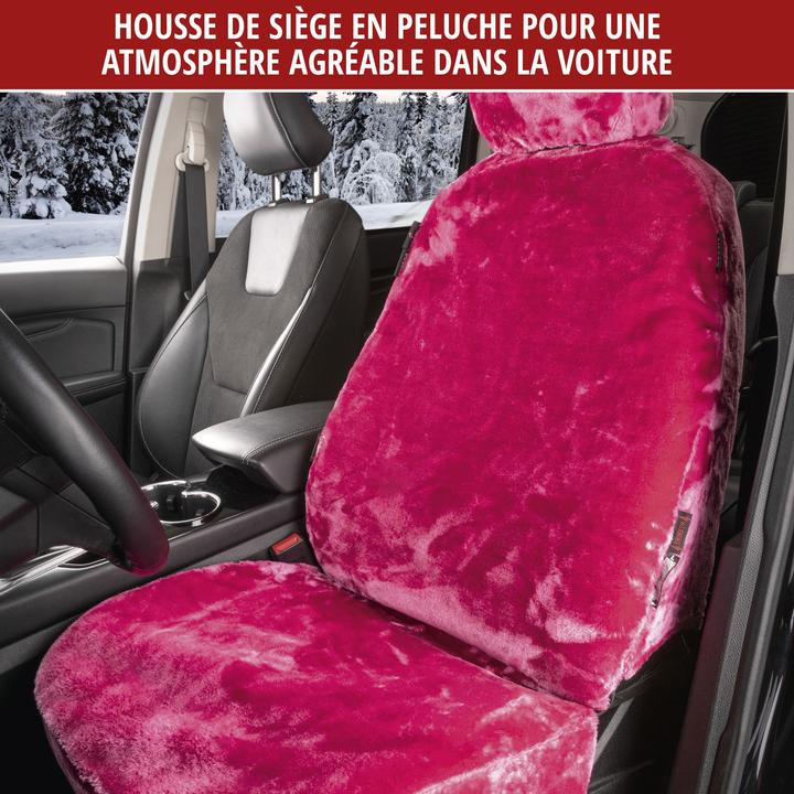 Image du produit Walser Housse de siège de voiture en fausse fourrure Teddy, housse de siège de voiture simple, housse en