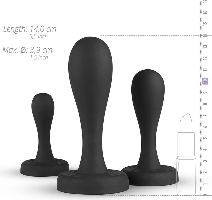 Actual product image Buttr ButtKickers Anal Plug Training Set
