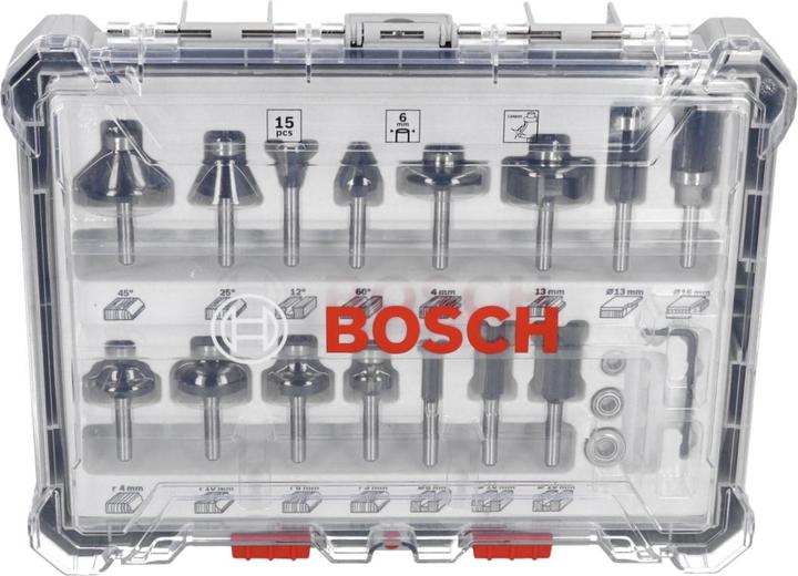 Image du produit Bosch Professional Zubehör Jeu de fraises à main levée.