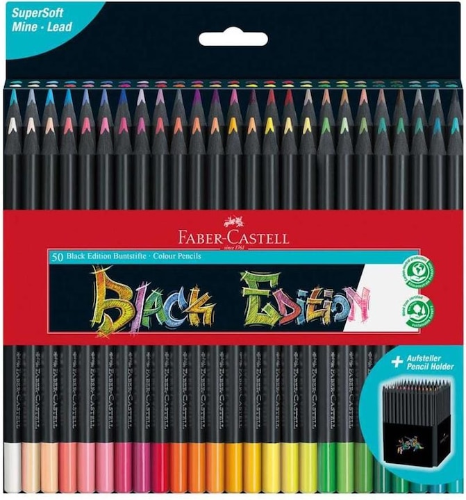 Produktbild Faber-Castell Black Edition (Mehrfarbig, 50 x)