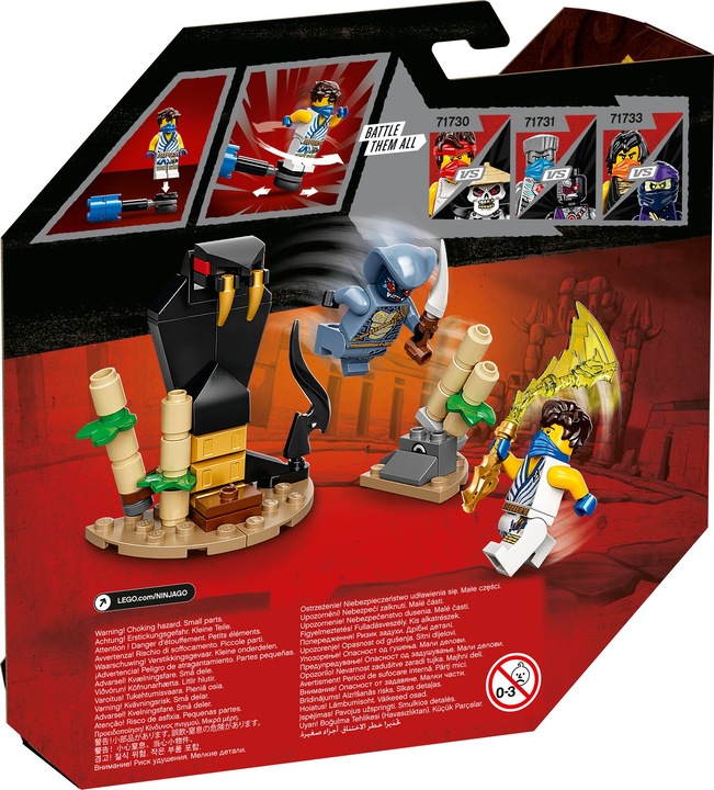 Actual product image LEGO Battle Set: Jay vs. Serpentine (71732, LEGO Ninjago)
