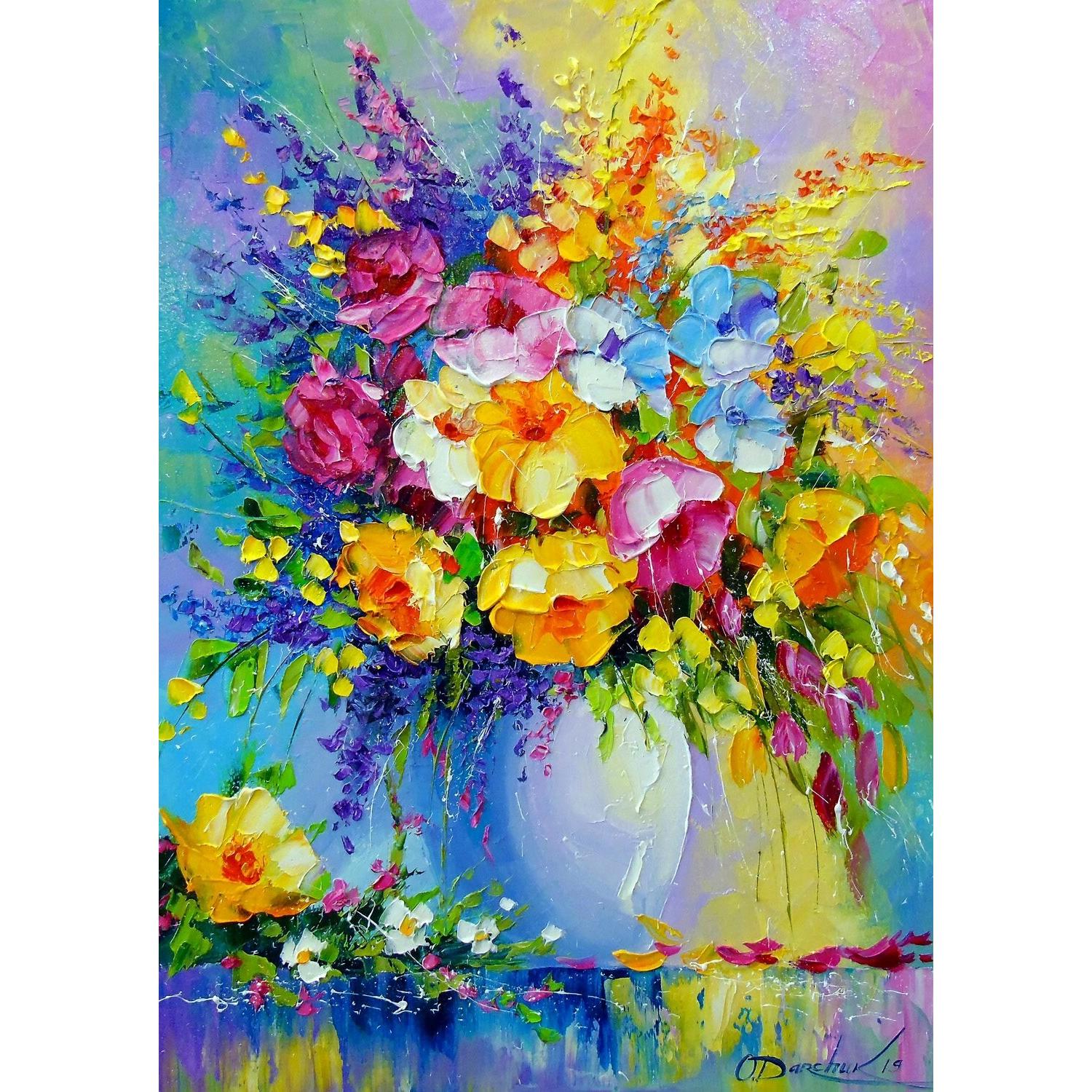 Thumbnail - Enjoy Puzzle ENJOY-1778 - Bouquet of Summer Flowers, Puzzle, 1000 Teile (1000 Teile)