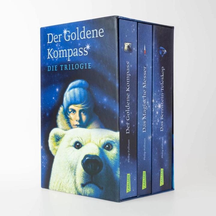 Actual product image Der Goldene Kompass. Die Trilogie (Philip Pullman, German)