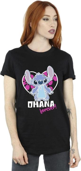 Image du produit Disney - T-shirt LILO AND STITCH OHANA FOREVER HEART - Femme (L)