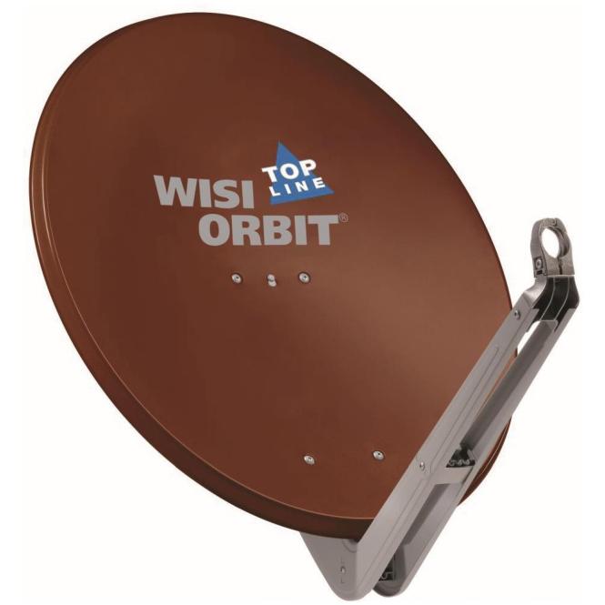 WISI OA 85 I - Satellit - Parabolantenne - aussen - rotbraun - Parabolantenne - 37 dB (Parabolantenne, 37 dB), SAT Spieg...