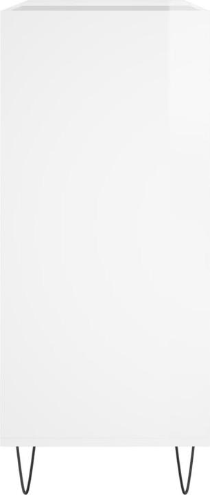 Image du produit VidaXL Plattenschrank Hochglanz-Weiss 84,5x38x89 cm