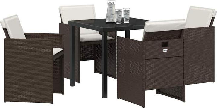 Produktbild vidaXL Garten Essgruppe (80 x 80 x 73 cm)
