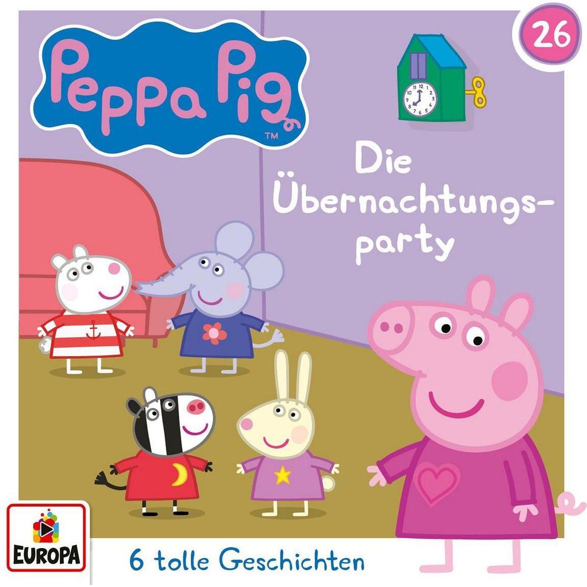 Peppa Pig 26 - Die Übernachtungsparty, Hörbücher