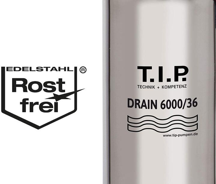 Actual product image T.I.P. Submersible pressure pump 30136 6000 l/ (Clear water pump)