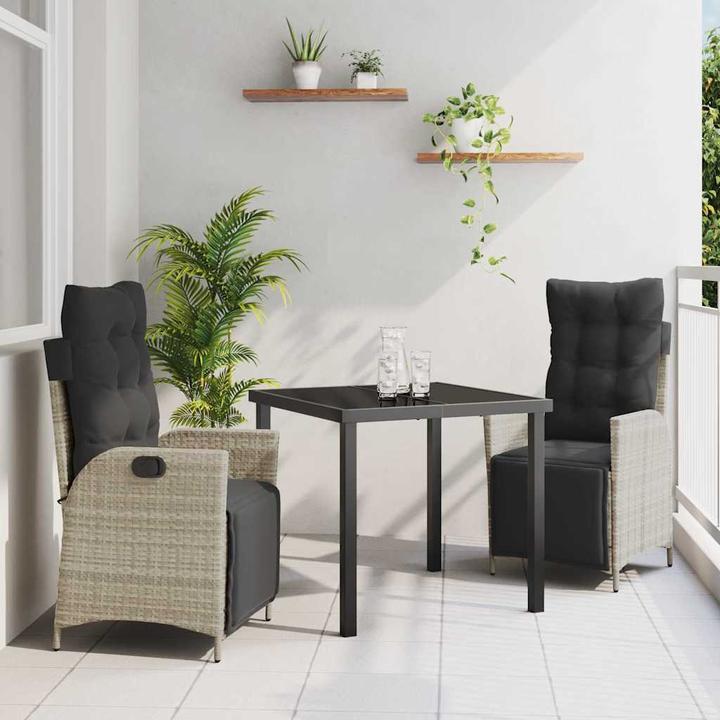 Produktbild vidaXL Garten Essgruppe (80 x 80 x 73 cm)