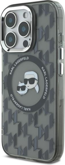 Produktbild Karl Lagerfeld KLHMP16LHMCKMHK iPhone 16 Pro 6.3" czarny/black IML Monogram Karl&Choupette Head MagS (Apple iPhone 16 Pro)