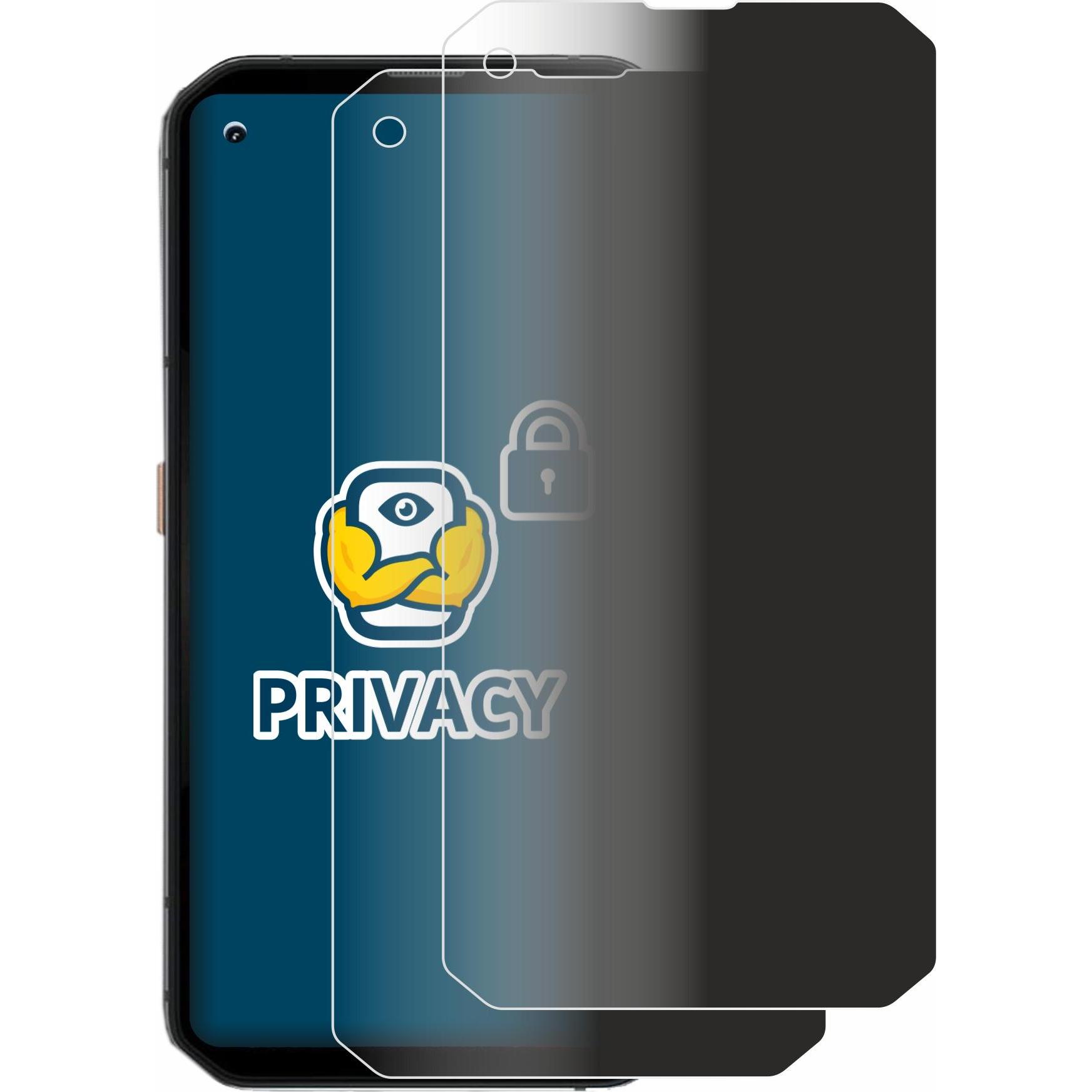 Thumbnail - BROTECT Sichtschutzfolie Anti-Spy Privacy Folie Blaulicht-Schutz (2 Stück, Blackview BL6000 Pro), Smartphone Schutzfolie...