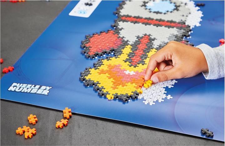 Productafbeelding Plus-Plus 500 creatieve bouwstenen raketpuzzel (500 onderdelen)