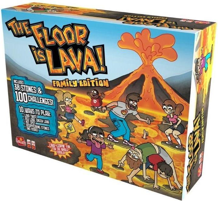 Productafbeelding Goliath Toys The Floor is een lava deluxe actiespel (Duits, Frans, Italiaans, Engels)