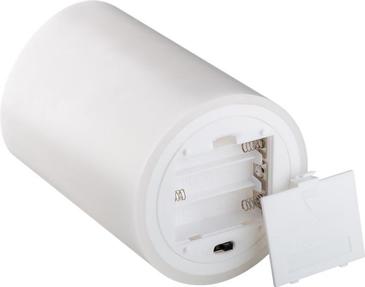 Image du produit Goobay LED-Echtwachskerze, weiss, 10 x 15 cm (1 x)