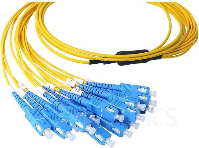Produktbild BlueOptics LWL MTP/8xSC Duplex Breakout Kabel G.657.A1 Singlemode 3 Meter (3 m)