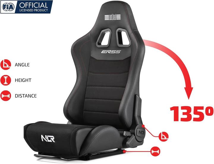 Actual product image Next Level Racing ERS5 Elite Reclining Seat - Leather & Suede Edition