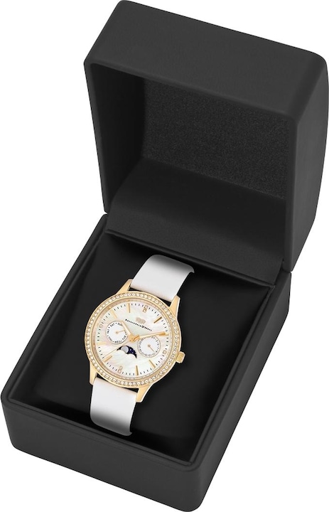 Produktbild Multifunktionen Amidala Echtleder Gelbgold - 34116 (Analoguhr, 38 mm)