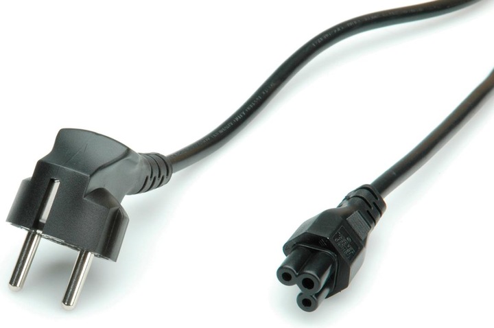Produktbild Roline Schuko-Netzkabel gewinkelt (1.80 m)